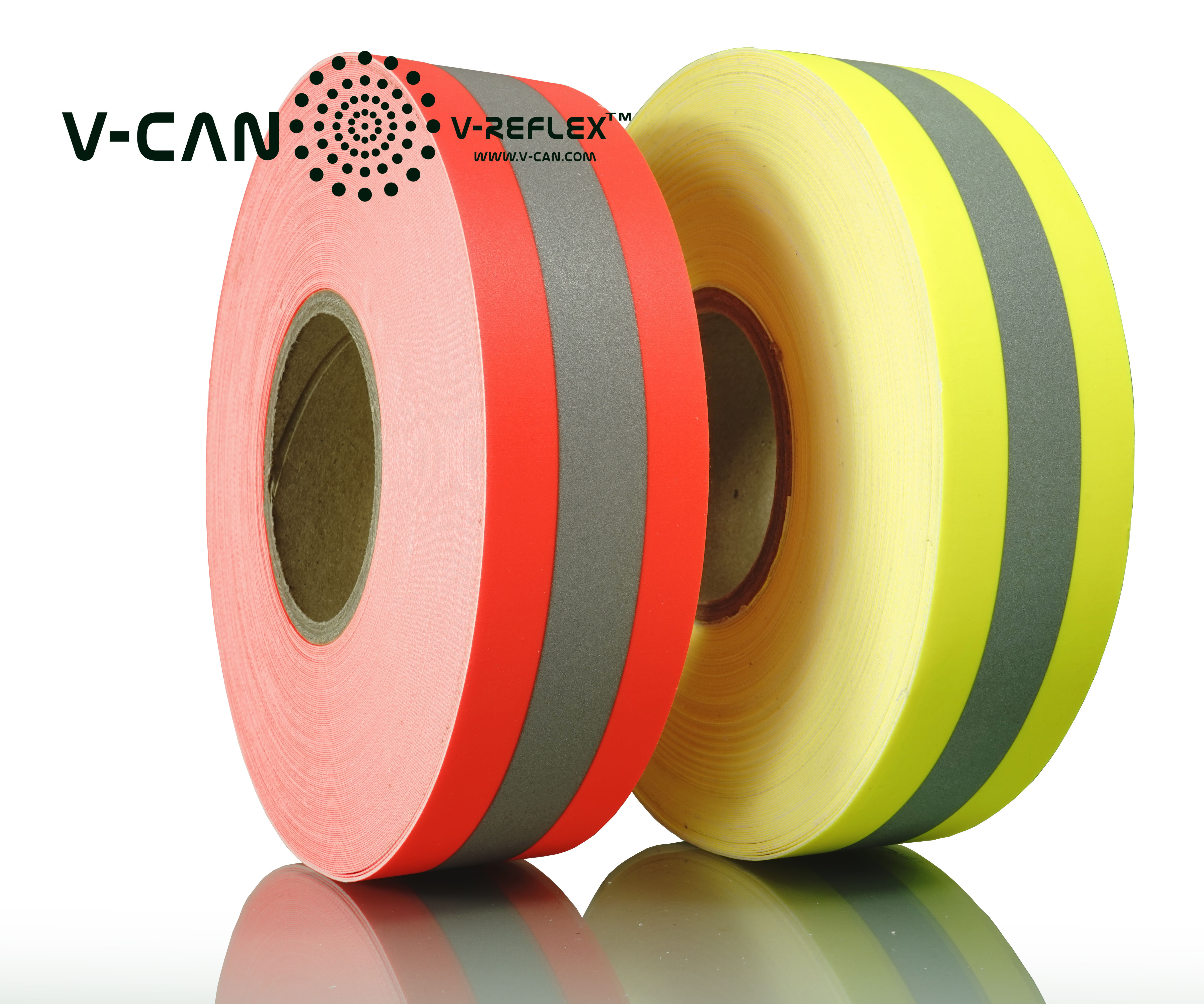 Fire Fighting Material, Flame Resistant Reflective Tape, Fluorescent Orange/Silver Reflective Tape