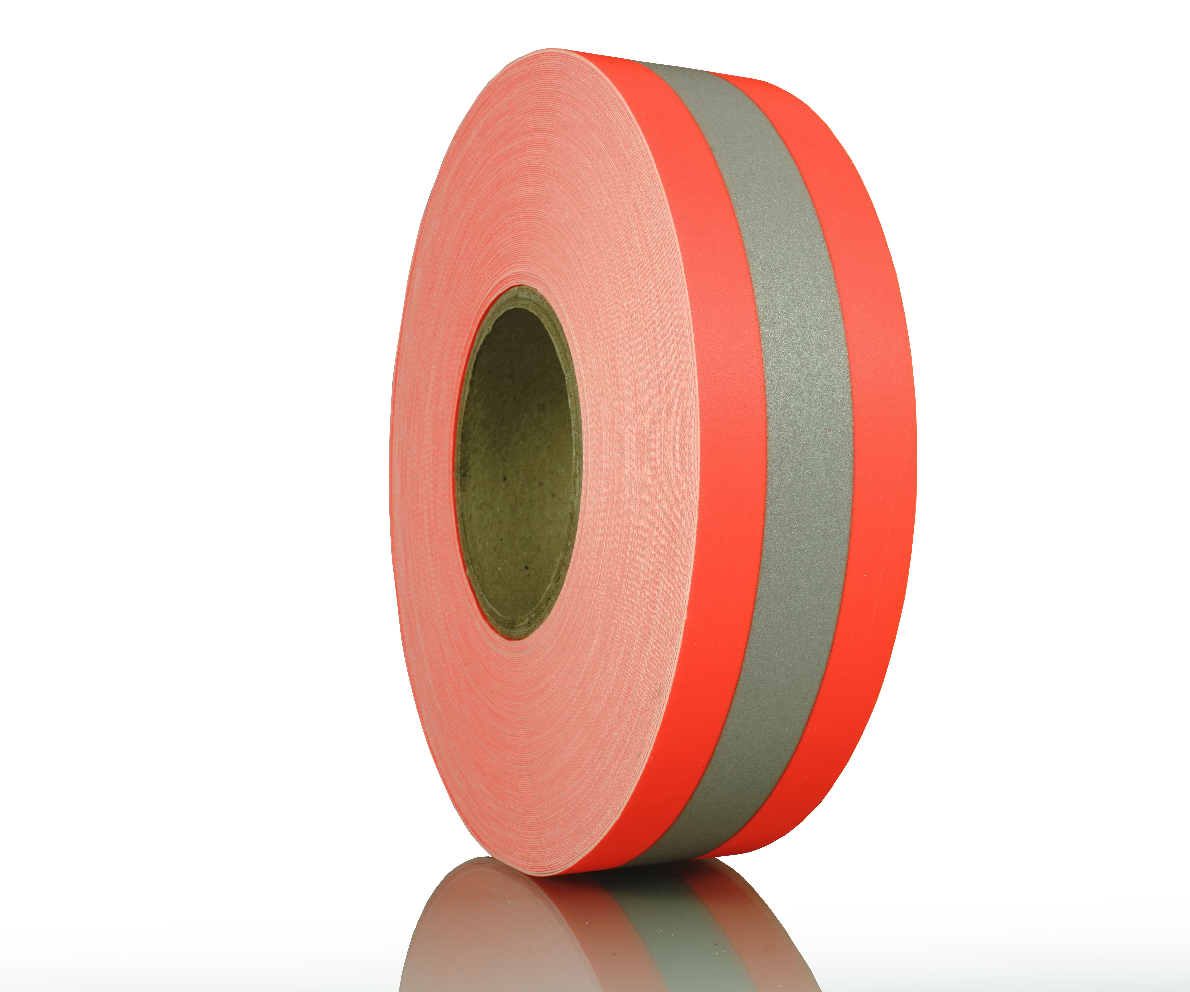 Fire Fighting Material, Flame Resistant Reflective Tape, Fluorescent Orange/Silver Reflective Tape