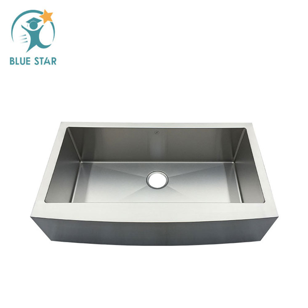 304 Stainless Steel Luxury Bar Double Sink Bowl Commercial Gold Black Apron Handmade sink Kitchen