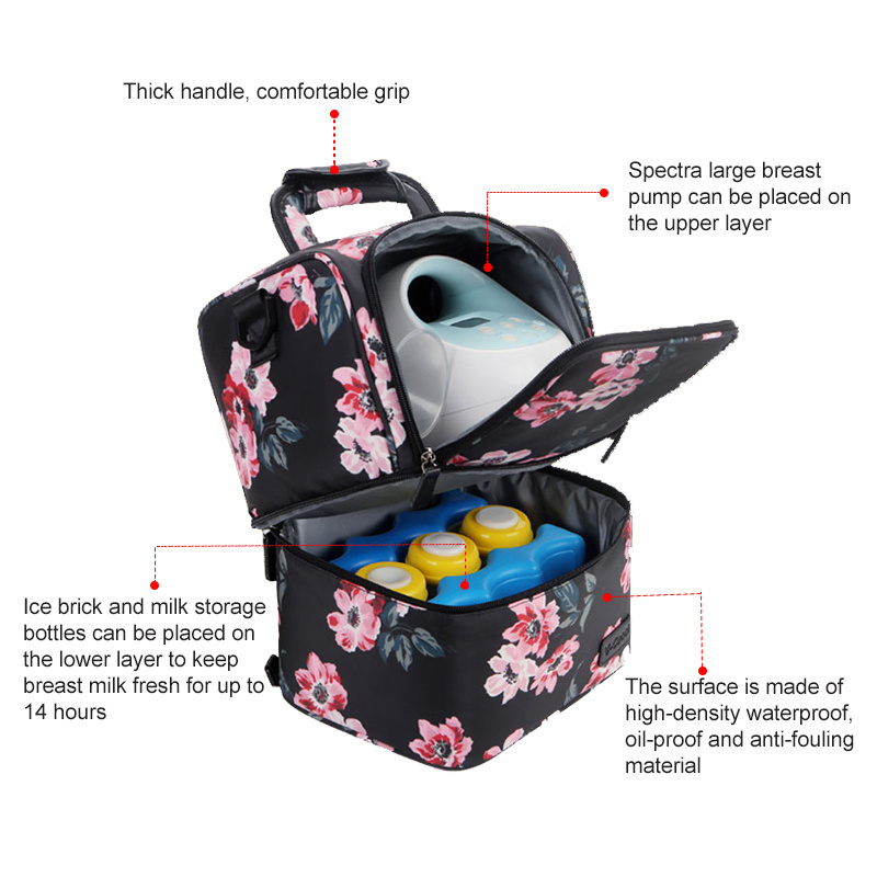 Fashion motif luna accessories momcozy mom diaper backpack for women milk cooler elvie breast pump storage bags