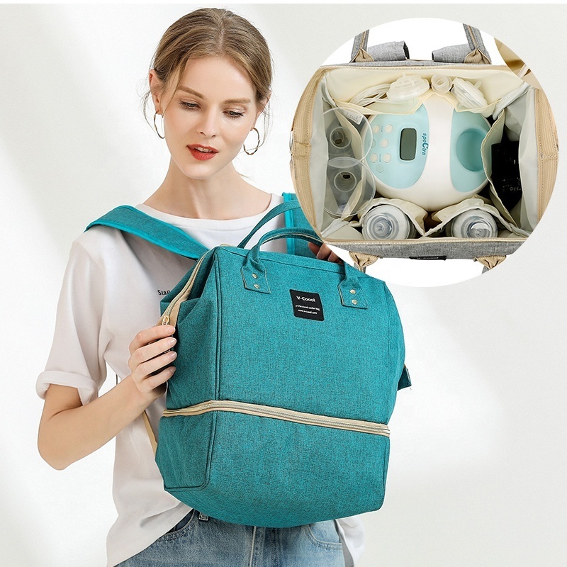 V-Coool New product motif luna breast accessories momcozy mom diaper backpack bags for women pump bag