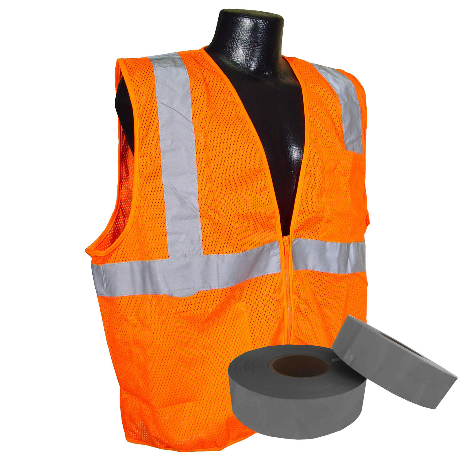 Grey reflective heat transfer tape for safety vest EN ISO 20471 25 wash cycles heat press HTV reflective vinyl roll for safety