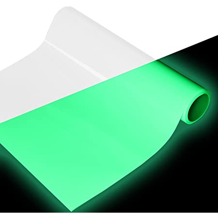 3D Puff Glow in the Dark Heat Transfer Vinyl Elastic PU Material Luminous HTV Rolls with Greenish Glow Iron-On Vinyl Film