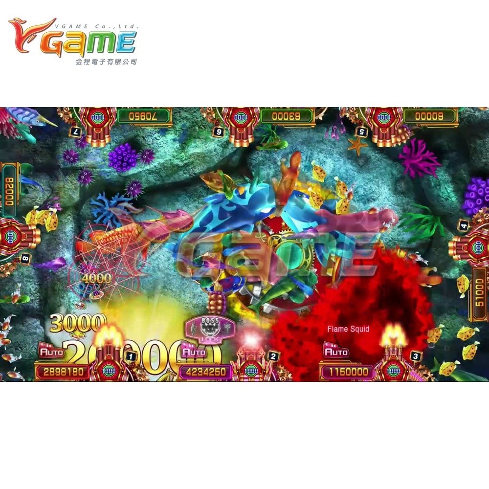 NEW 2024 Fatal Harpoon Fish Shooting Game Board Software Ocean King VGAME IGS Arcade Game Room Sweepstake Cabinet