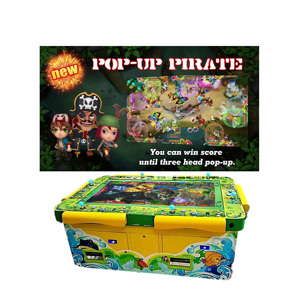 VGAME Arcade Machine Fish Game for Sale Insect Pirates