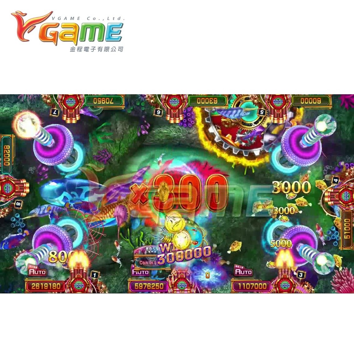 Highest Profits - Fatal Harpoon Seafood Paradise - Game Board for Ocean King Fish Table Arcade Game Room Shooting Skill  Adult