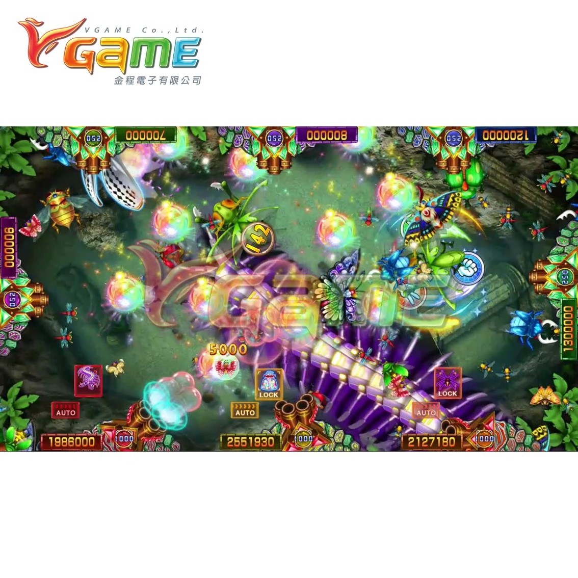 High Proft - Mechanical Centipede USA - Fish Table Game Board for Arcade Game Room and Sweepstakes - Shooting Game