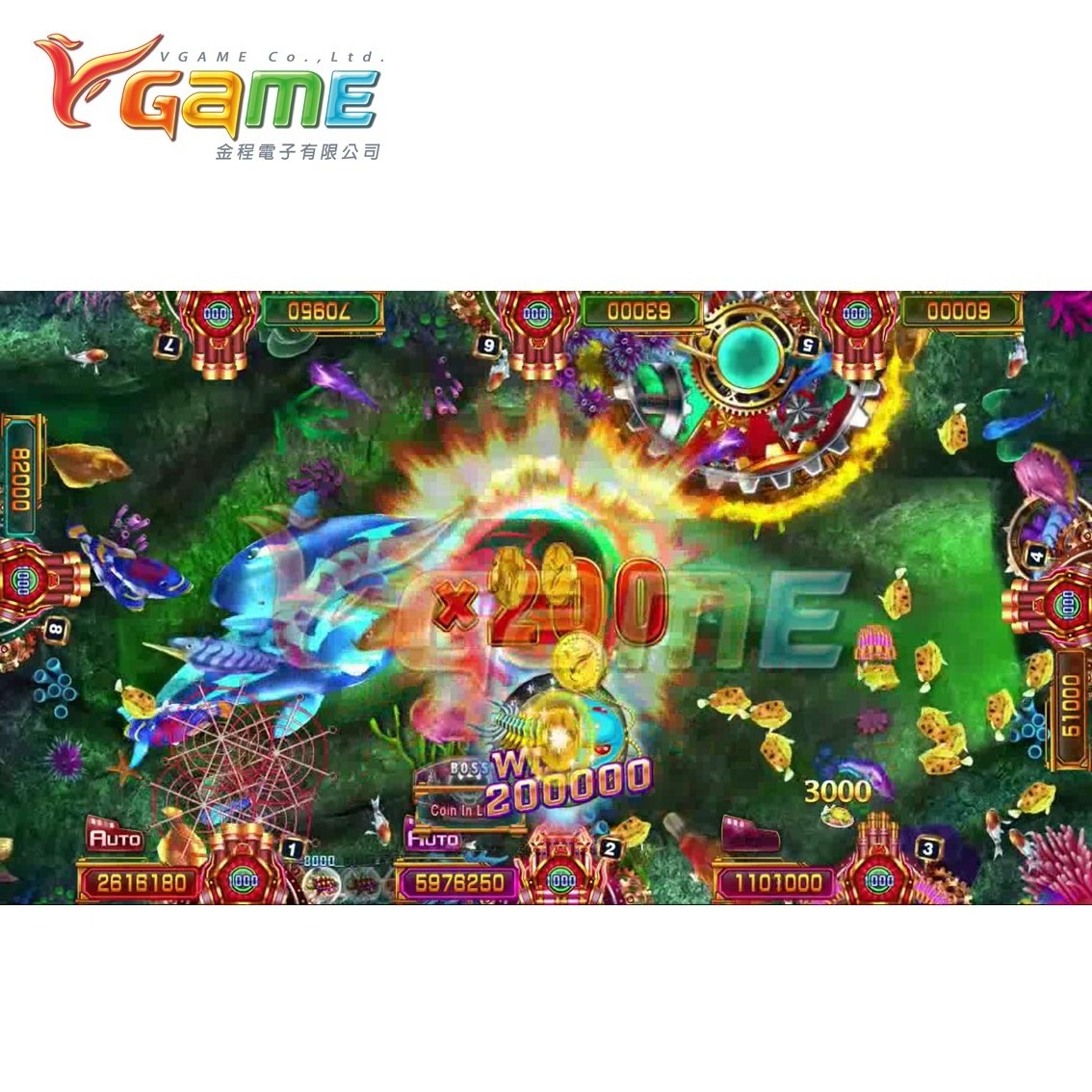 Highest Profits - Fatal Harpoon Seafood Paradise - Game Board for Ocean King Fish Table Arcade Game Room Shooting Skill  Adult