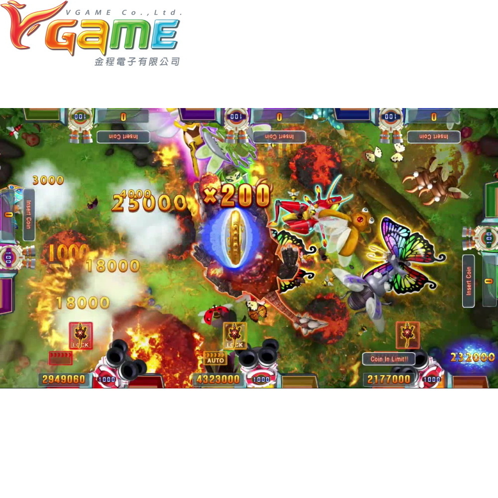 Addictive Fish Table Game - Insect Monster -  Shooting Game like Fish Shooting - Game Board  Coin Operated Tables - Fish Table