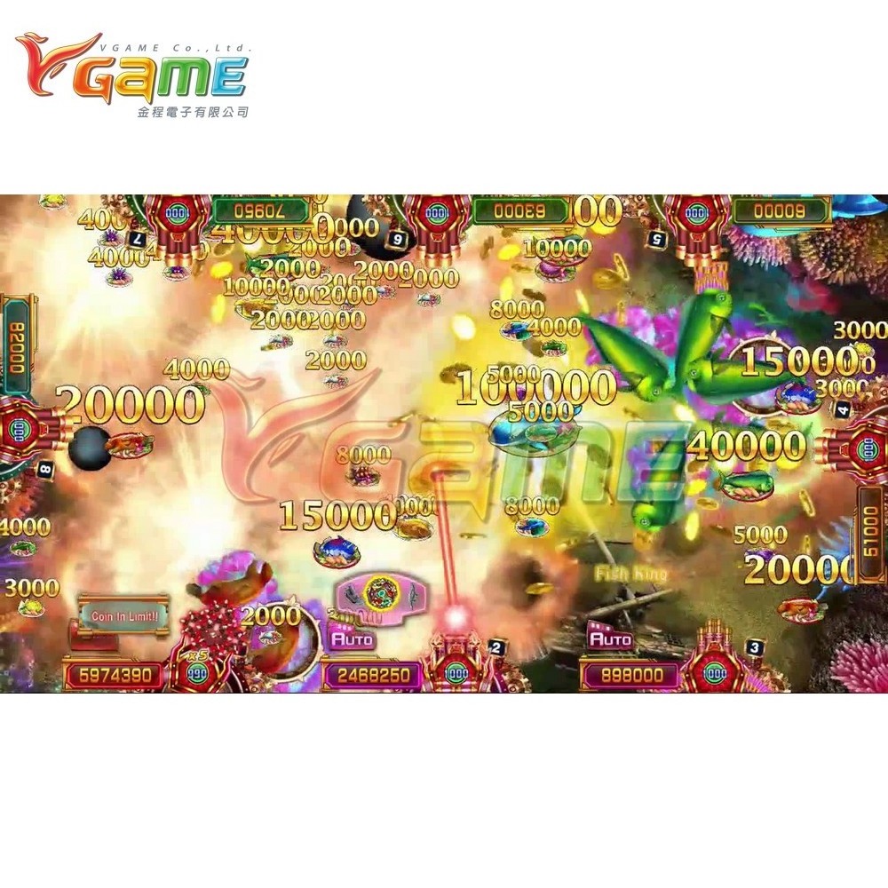 Cash Cow - Seafood Paradise Fatal Harpoon - Fish Table Shooting Game Board Table VGAME Shooter Adult Bonus Fish Game Software