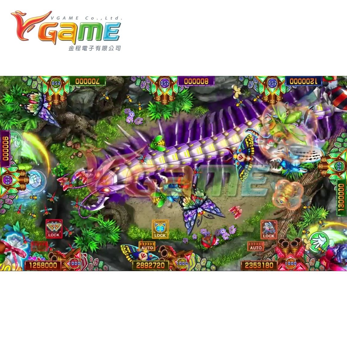 High Proft - Mechanical Centipede USA - Fish Table Game Board for Arcade Game Room and Sweepstakes - Shooting Game