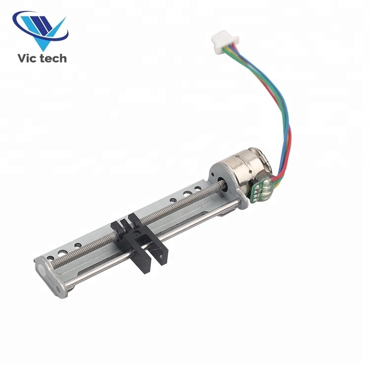 vsm10198 10mm micro slider linear stepping motor screw motor with bracket stepper motor