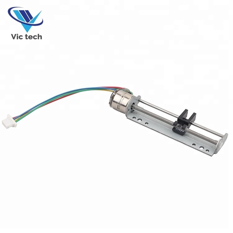 vsm10198 10mm micro slider linear stepping motor screw motor with bracket stepper motor