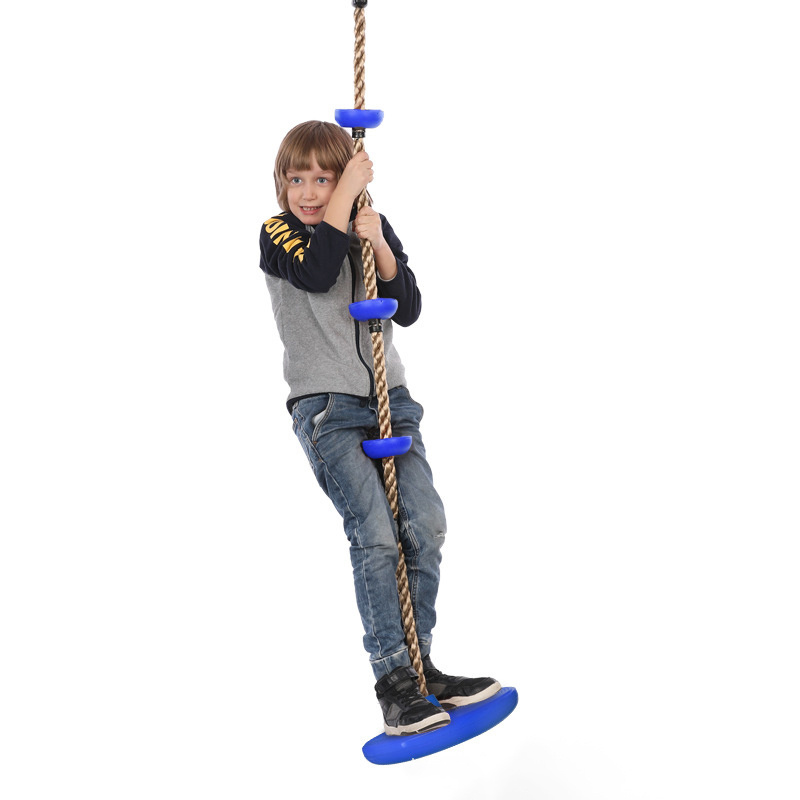 2KG Outdoor Children Climbing Rope Plastic Tray Tree Swing Patio Swing Children's Swing Garden Picnic Toy