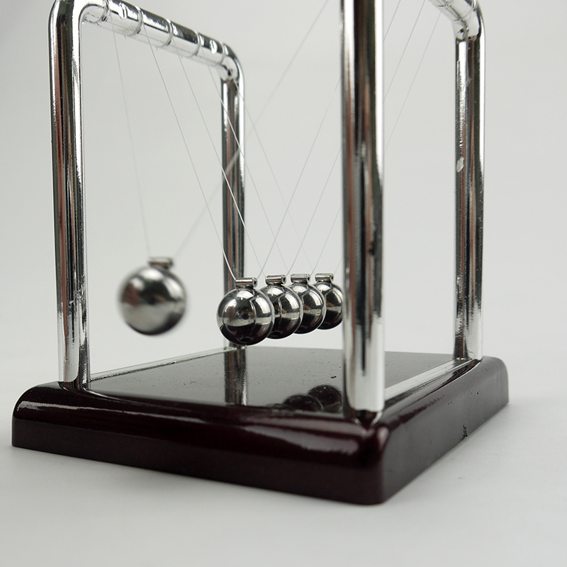 Newtons cradle balance ball ABS base metal physics science pendulum psychology puzzle desk toy swing ball for office