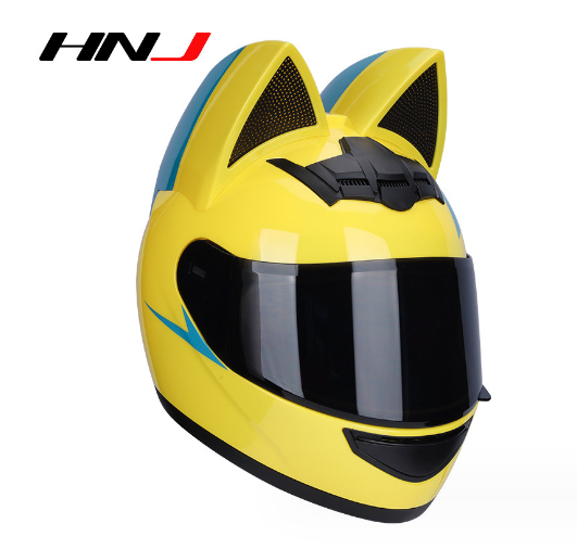 HNJ Cat high quality full face motorcycle helmet men racing motorcycle helmet DOT capacete casqueiro casque