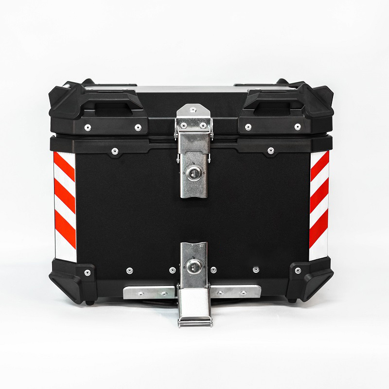 Waterproof Motorcycle Tail Box 35L 45L 55L 65L delivery box motorcycle top case motorcycle aluminum box