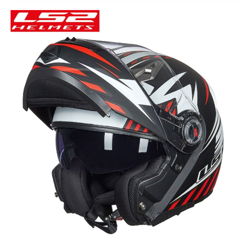 Original LS2 FF370 Flip Up Motorcycle Helmet Modular Man Women With Dual Visor Capacete ls2 Helmet Casco Moto cascos para moto