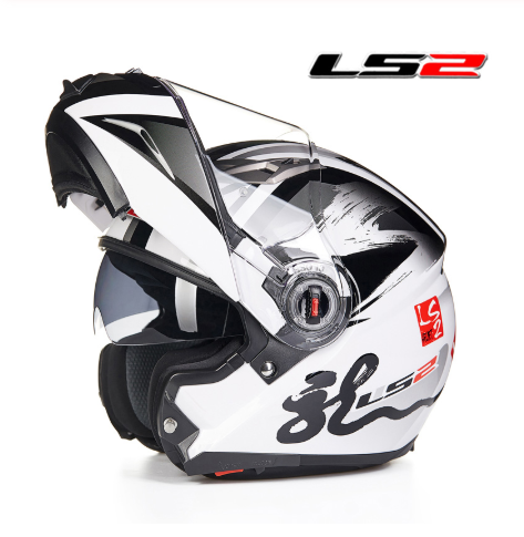 Original LS2 FF370 Flip Up Motorcycle Helmet Modular Man Women With Dual Visor Capacete ls2 Helmet Casco Moto cascos para moto