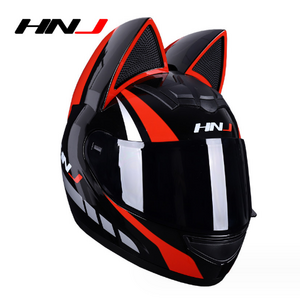 HNJ Cat high quality full face motorcycle helmet men racing motorcycle helmet DOT capacete casqueiro casque