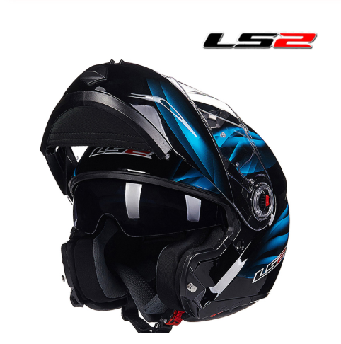 Original LS2 FF370 Flip Up Motorcycle Helmet Modular Man Women With Dual Visor Capacete ls2 Helmet Casco Moto cascos para moto