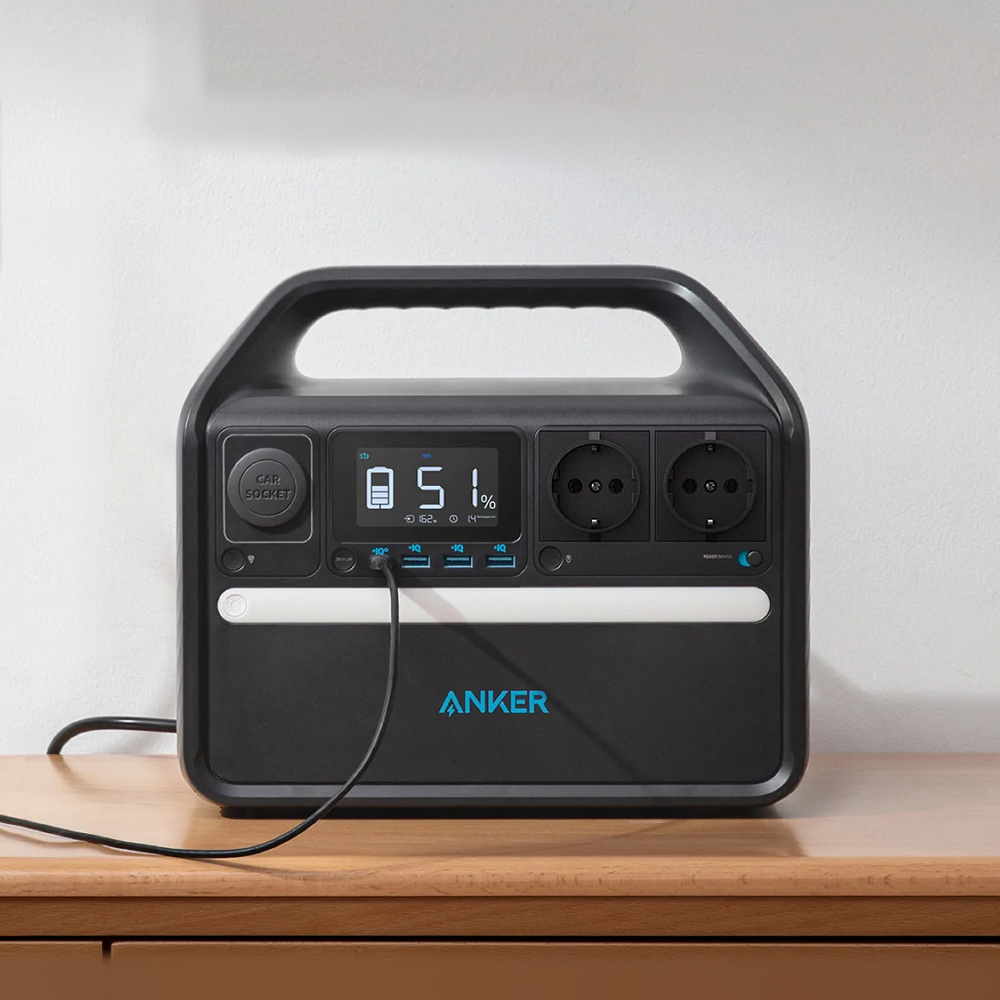 Anker 535 Portable Power Station  with 512Wh Long lasting portable high power output powerstation with EU plug and quickcharging