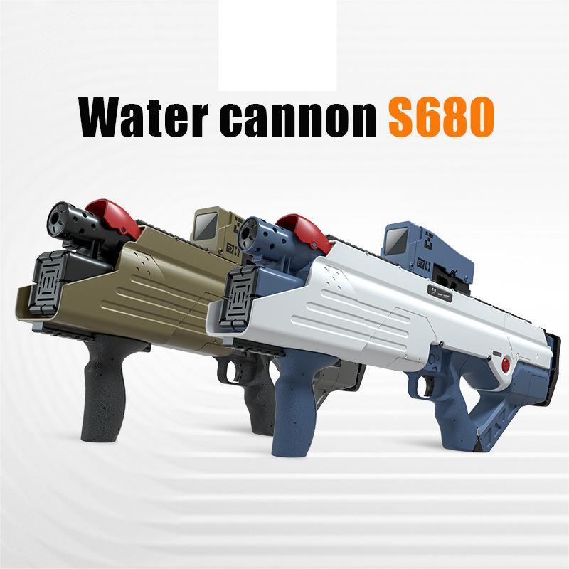 Water cannon high pressure powerful electric Continuous squirt gun tuba summer Outdoor adult seaside water gun wholesale