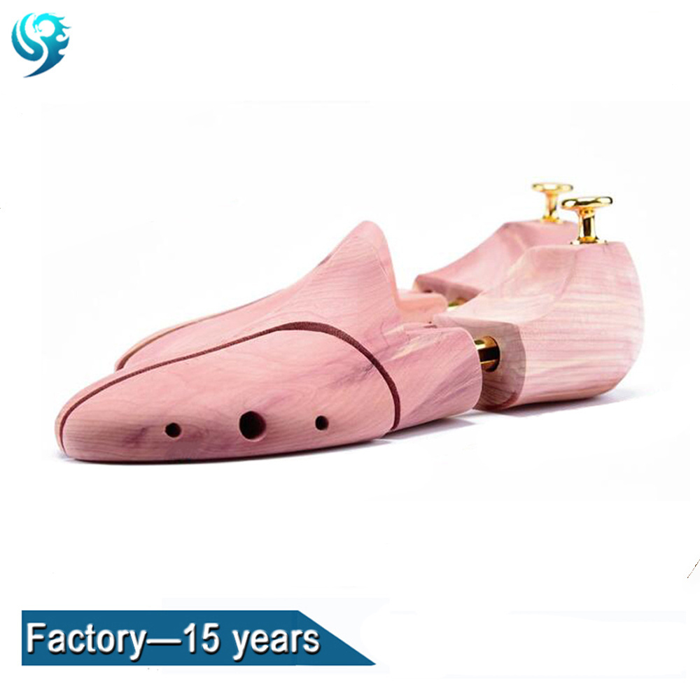 2018 fashion twin tubes design high quality cedar wood shoe tree