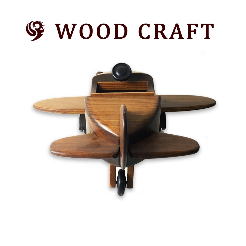 Handicraft factory custom wholesale the best high-quality aircraft wooden handicrafts model ornaments and best christmas gifts