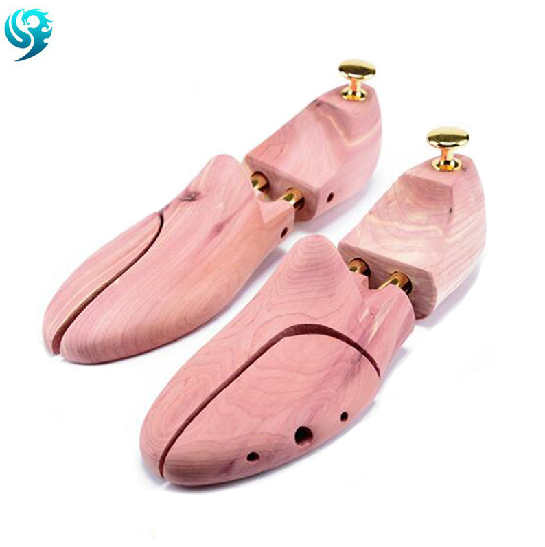 2018 fashion twin tubes design high quality cedar wood shoe tree