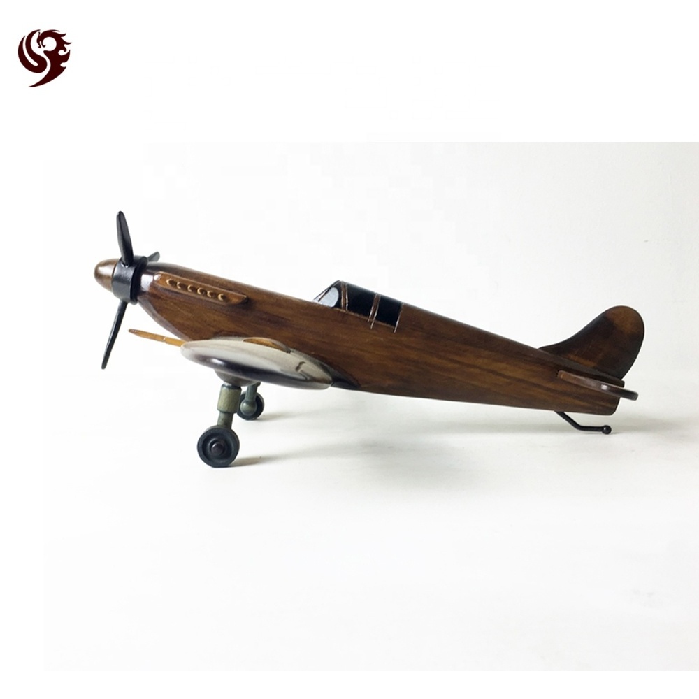 Handicraft factory custom wholesale the best high-quality aircraft wooden handicrafts model ornaments and best christmas gifts