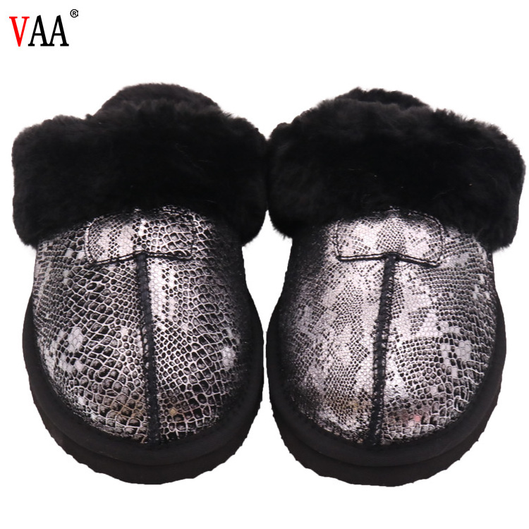 CF-086 Winter Manufacturer Real Wool Classical Style New Fashion And Popular Winter Warm China Wholesale women Slippers