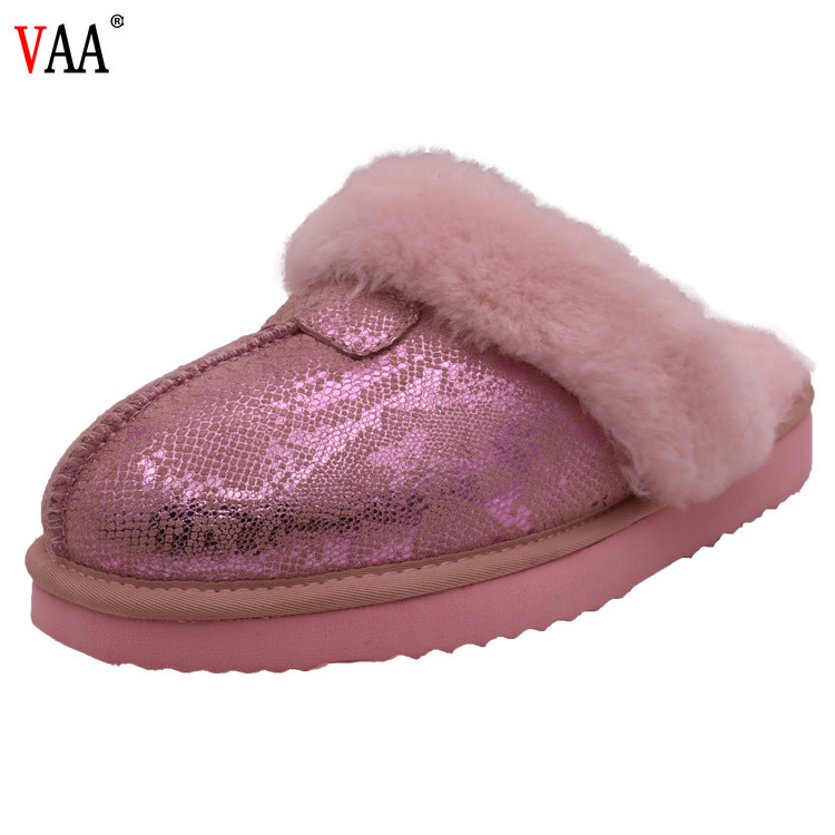 CF-086 Winter Manufacturer Real Wool Classical Style New Fashion And Popular Winter Warm China Wholesale women Slippers