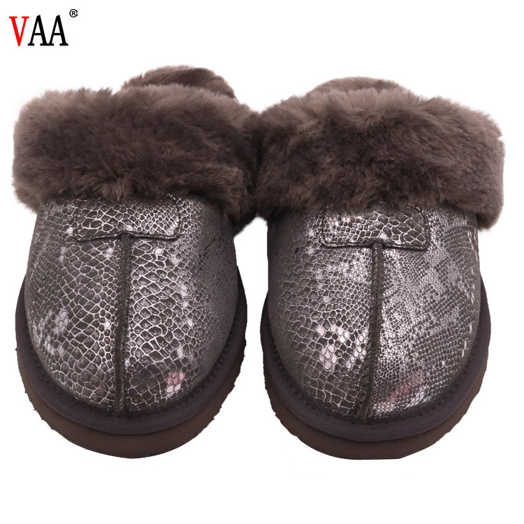 CF-086 Winter Manufacturer Real Wool Classical Style New Fashion And Popular Winter Warm China Wholesale women Slippers