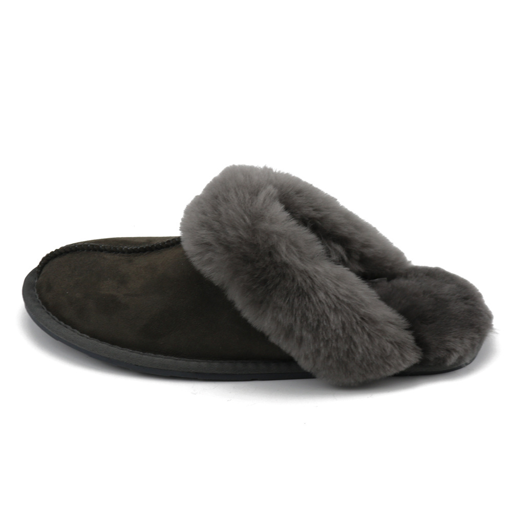 CF-530 Cheap Wholesale Plush Fashion Soft Plush Winter Indoor Slippers For Women