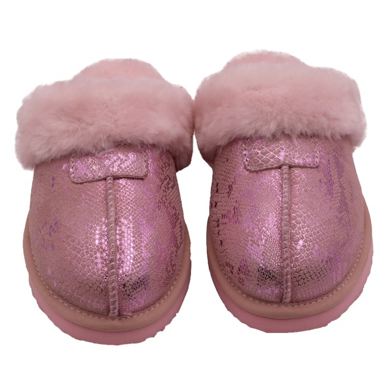 CF-086 Winter Manufacturer Real Wool Classical Style New Fashion And Popular Winter Warm China Wholesale women Slippers