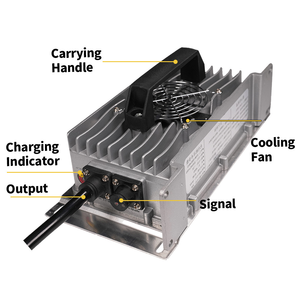 12V 24V 20A Automatic Battery Charger for Switchable Life PO4/Flooded/Calcinm/AGM/GEL/SLA Lead Acid Battery Charger