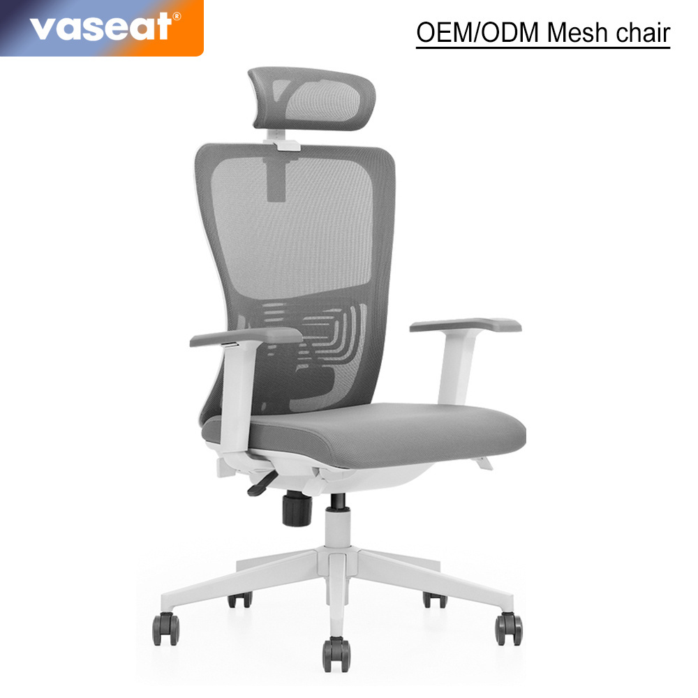 (New design) desk swivel fabric white manager mesh executive ergonomic office chairs