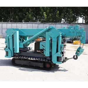 Electric China Small Mini 1.2/3/5/8/12ton Folding Construction Spider Rubber Crawler Cantilever Hydraulic Telescopic Boom Dieses