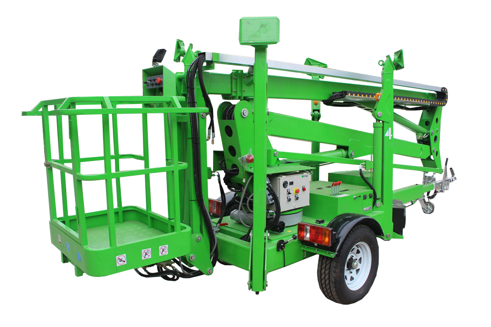 2023 Explosive sale Mini mobile Cherry Picker  16m 18m  electric towable spider boom lift Machine with CE