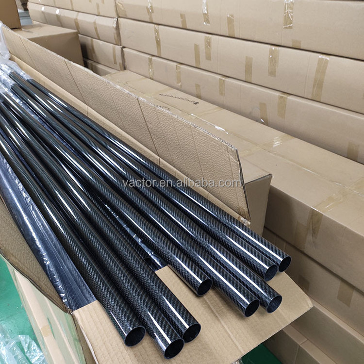 Carbon Fiber Tube 2m Long OD19mm 20mm, 22mm, 24mm, 23mm 28mm 25mm, 30mm, 32mm,34mm