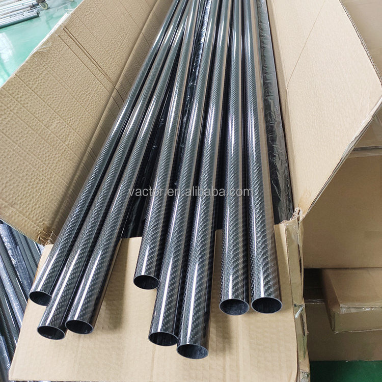 Olive Rake Handle Replacement Carbon Pole OD 30mm 32mm 34mm 35mm 2meter, 2.5meter Long Carbon Fiber Tube for Olive Harvester