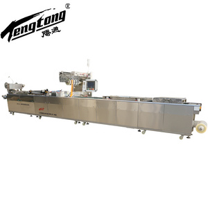 pita bread bakery gas flushing thermoforming vacuum packing machine