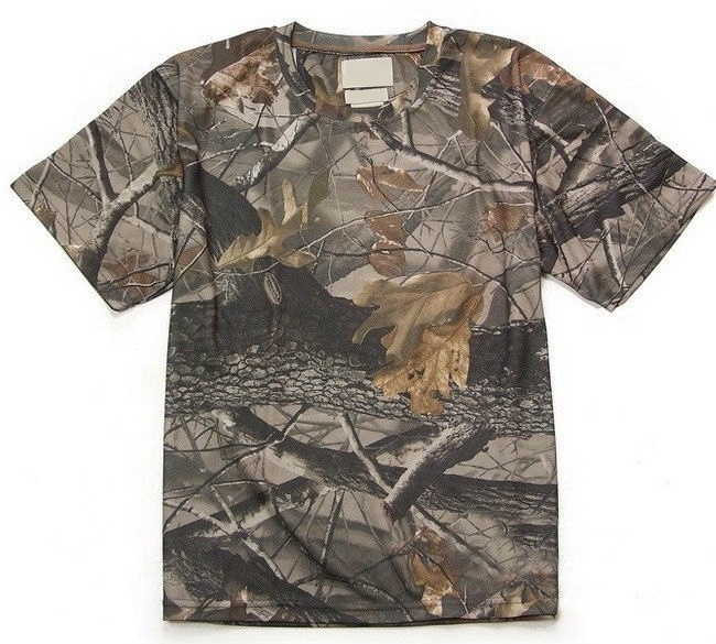 Lightweight Outdoor T shirt Realtree Camouflage Fast dry Hunting T shirt for Hunter hunting T shirt