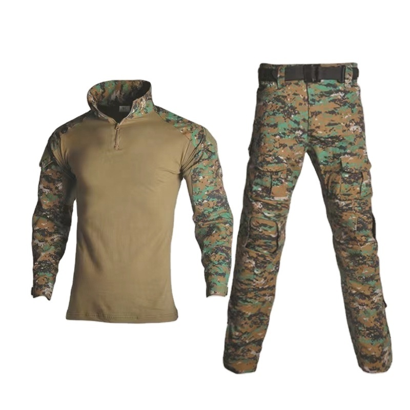 Cargo Pants Uniform Waterproof Camouflage BDU Combat Uniform US Hunting Clothing Set