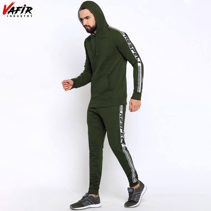 Custom embroiders sweat suit winter men's track suits private label jogger sets tech fleece tracksuits men with Pullover hoodies