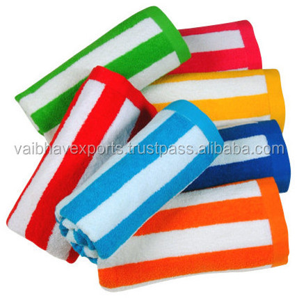 Wholesales Yarn Dyed Fitted Beach Towels For Lounge Chair With Colour full beach towels