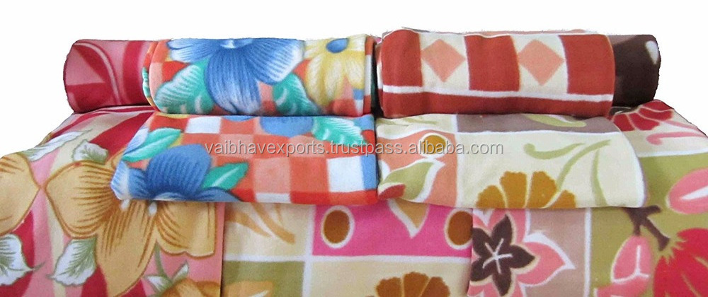 100% Polyester Printed Polar Fleece Blanket Outdoor Travel Throw Portable Blanket Best Quality Promotional Plaid Fleece blanket