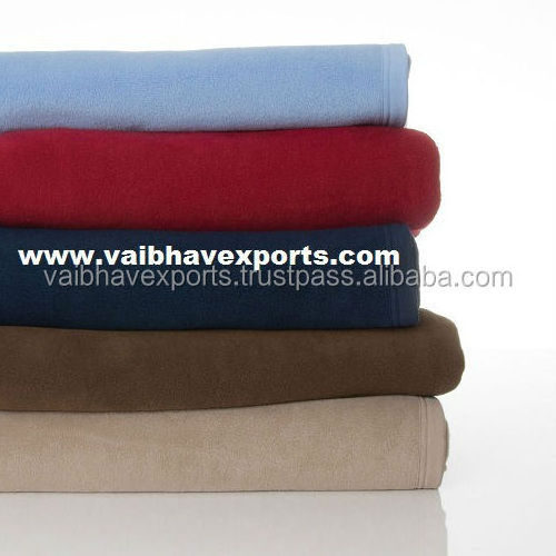 Ready To Ship Fresh Color Micro Polar Fleece Blankets at factory rates 70*90 cm 280 GSM Excellent Quality Yarn Used