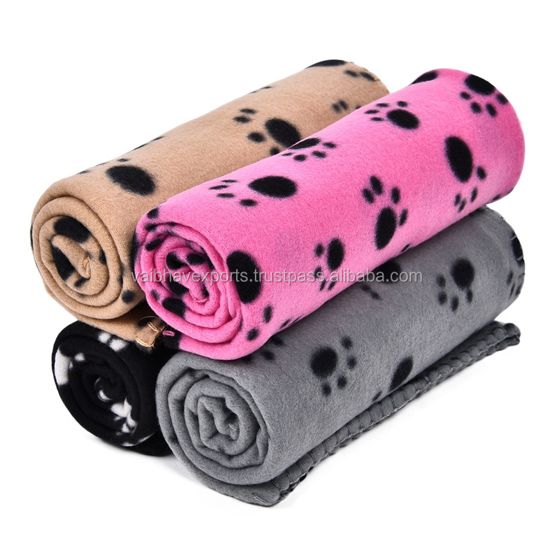 Printed Fleece Blanket Wholesaler Factory in India Custom Made Polar Printed Fleece Blankets with high Quality Material used